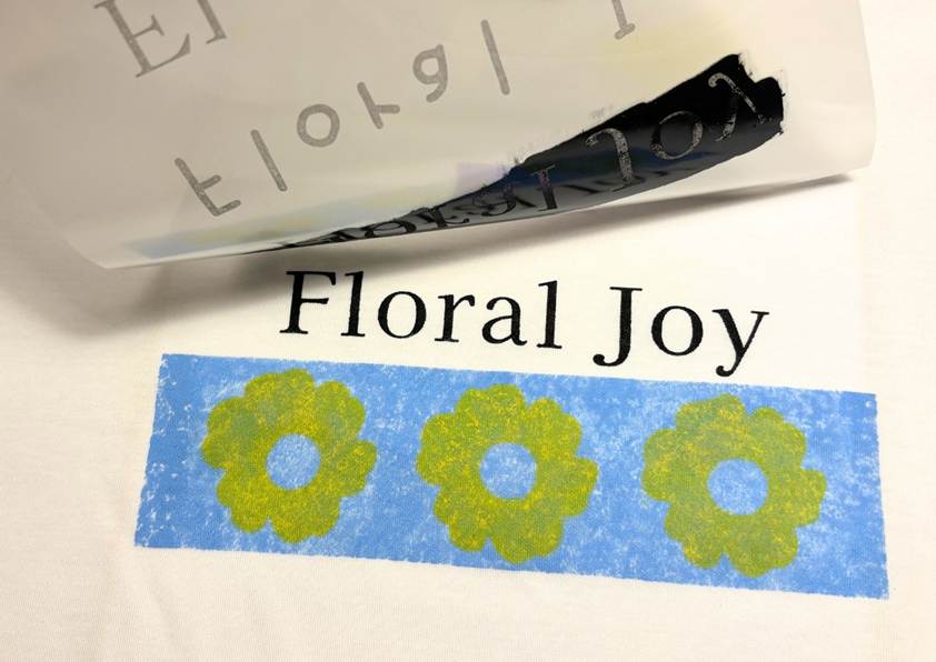 熱を加えてインクを定着