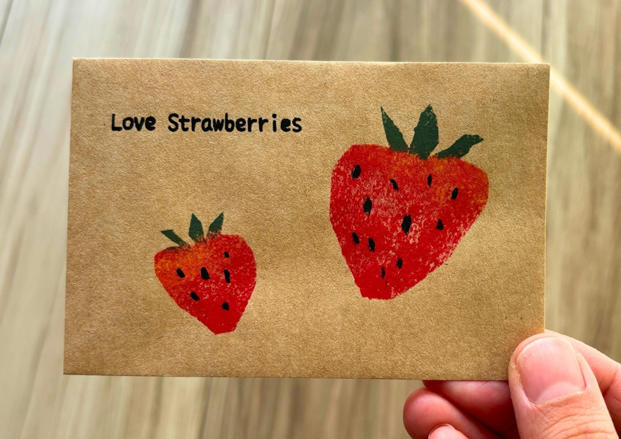 ギフトタグや封筒をデザイン