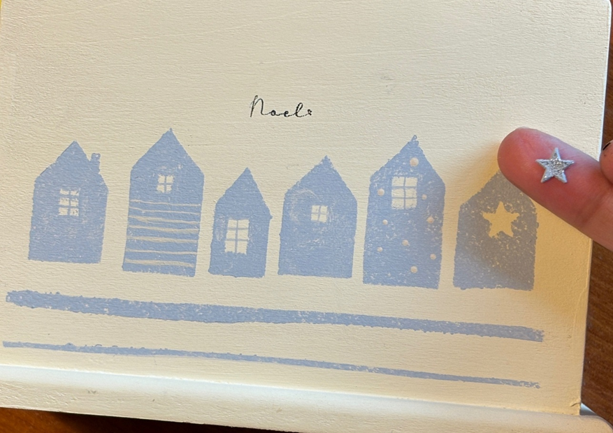 シールでステンシルできる