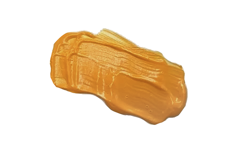 メディウムと絵の具を混ぜた写真